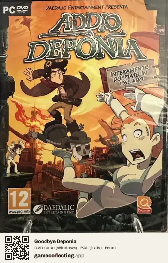 Goodbye Deponia Computer, Italy box front