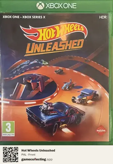 Hot Wheels Unleashed Xbox One, PAL box front