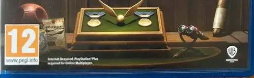 Harry Potter: Quidditch Champions, the PEGI square on its front