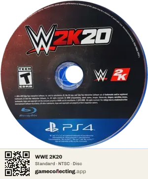 WWE 2K20 PlayStation 4, NTSC disc