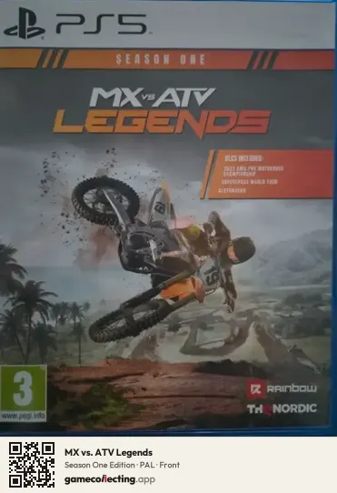 MX vs. ATV Legends PlayStation 5, PAL box front
