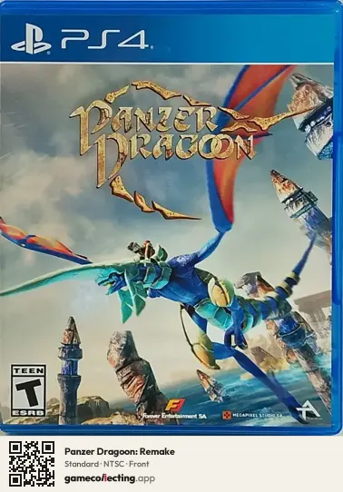 Panzer Dragoon: Remake PlayStation 4, NTSC box front