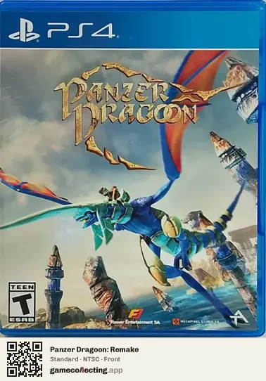 Panzer Dragoon: Remake PlayStation 4, NTSC box front