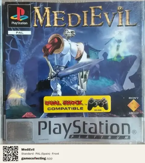 MediEvil PlayStation, Spain box front