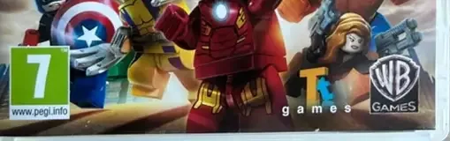 LEGO Marvel Super Heroes, the PEGI square on its front