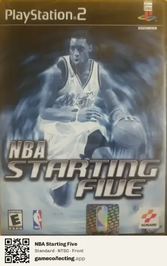 NBA Starting Five PlayStation 2, NTSC box front