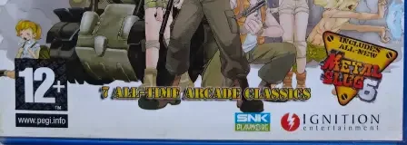 Metal Slug Anthology, the PEGI square on its front