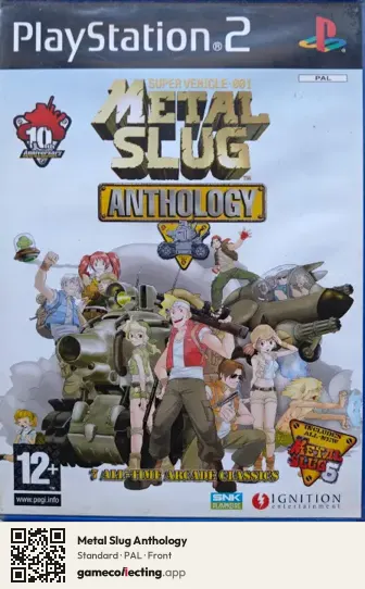 Metal Slug Anthology PlayStation 2, PAL box front