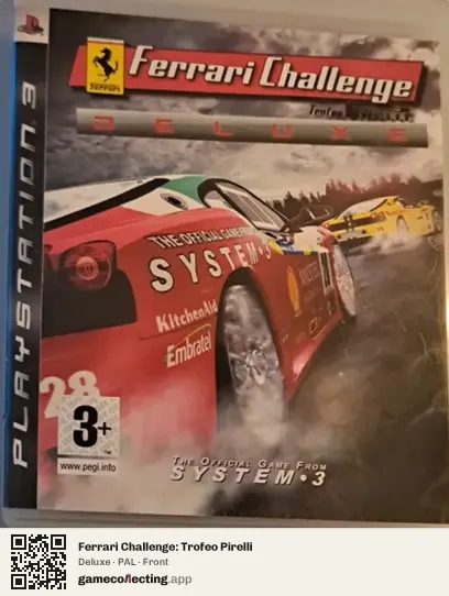 Ferrari Challenge: Trofeo Pirelli PlayStation 3, PAL box front