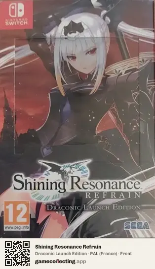 Shining Resonance Refrain Nintendo Switch, France box front