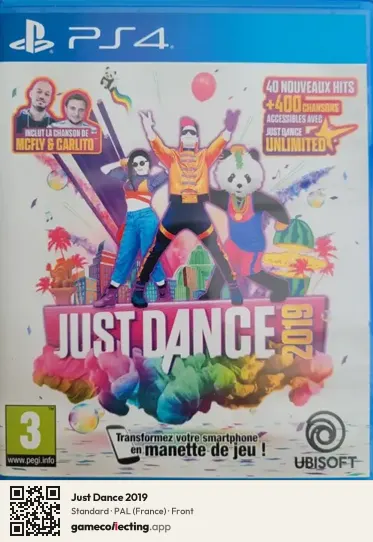 Just Dance 2019 PlayStation 4, France box front