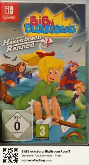 Bibi Blocksberg: Big Broom Race 3 Nintendo Switch, Germany box front