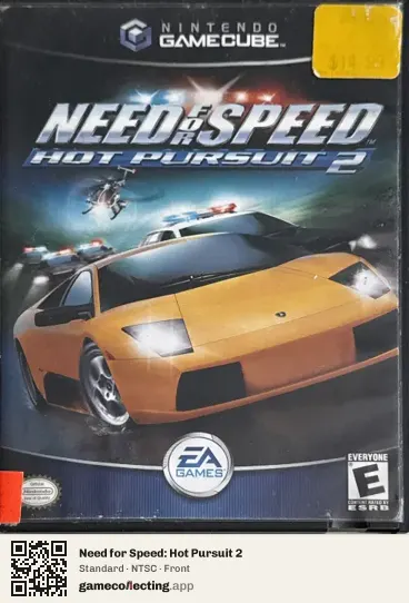 Need for Speed: Hot Pursuit 2 Nintendo GameCube, NTSC box front