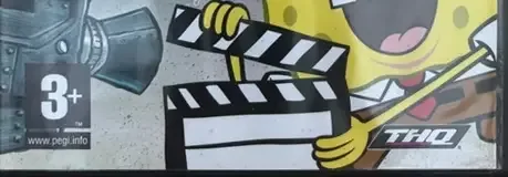 SpongeBob SquarePants: Lights, Camera, Pants!, the PEGI square on its front