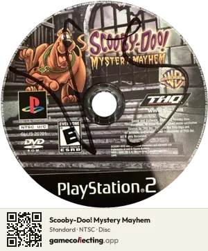 Scooby-Doo! Mystery Mayhem PlayStation 2, NTSC disc