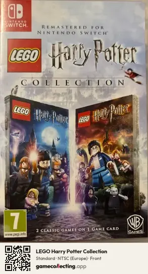 LEGO Harry Potter Collection Nintendo Switch, Europe box front