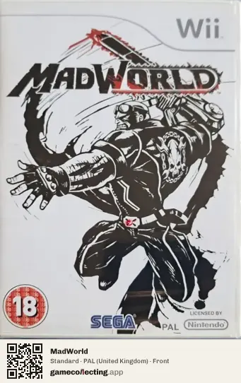 MadWorld Nintendo Wii, United Kingdom box front