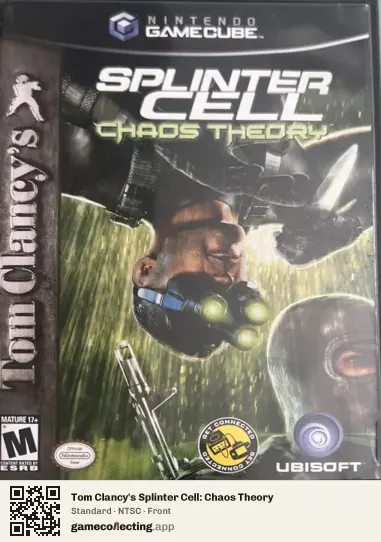 Tom Clancy's Splinter Cell: Chaos Theory Nintendo GameCube, NTSC box front