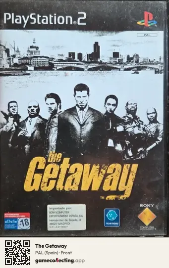 The Getaway PlayStation 2, Spain box front