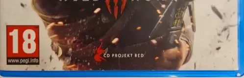 The Witcher 3: Wild Hunt, the PEGI square on its front