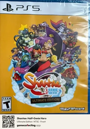 Shantae: Half-Genie Hero PlayStation 5, NTSC box front