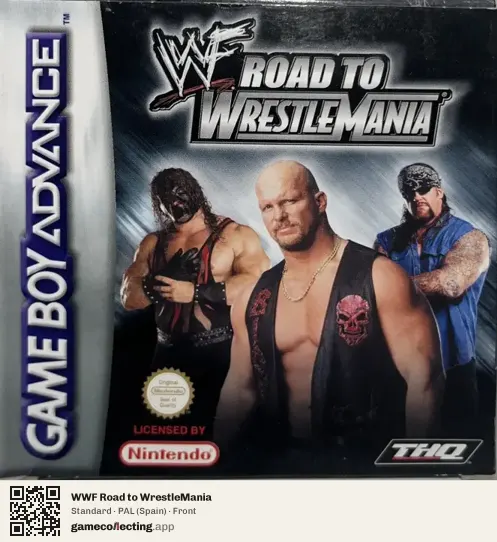 WWF Road to WrestleMania Game Boy Advance, Spain box front