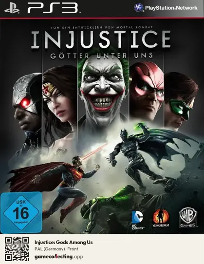 Injustice: Gods Among Us PlayStation 3, Germany box front