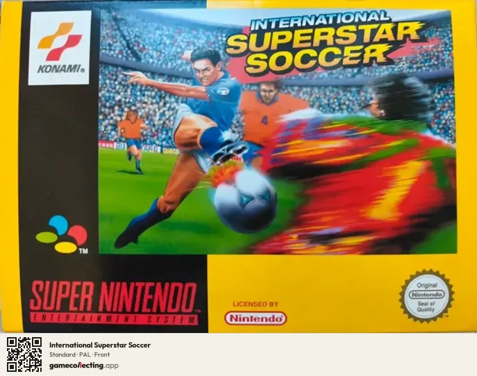 International Superstar Soccer Super Nintendo Entertainment System, PAL box front