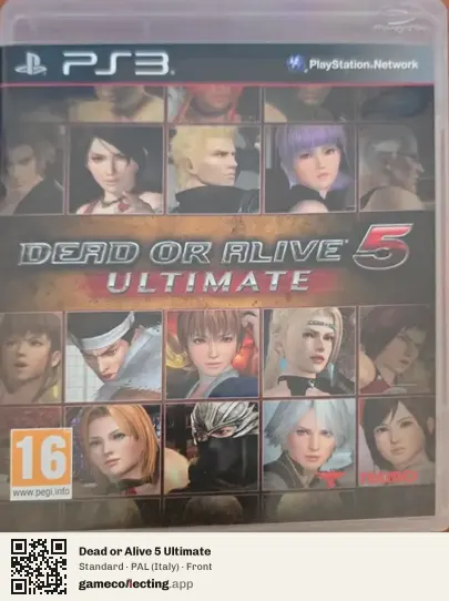 Dead or Alive 5 Ultimate PlayStation 3, Italy box front