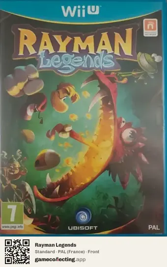 Rayman Legends Nintendo Wii U, France box front