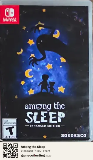 Among the Sleep Nintendo Switch, NTSC box front