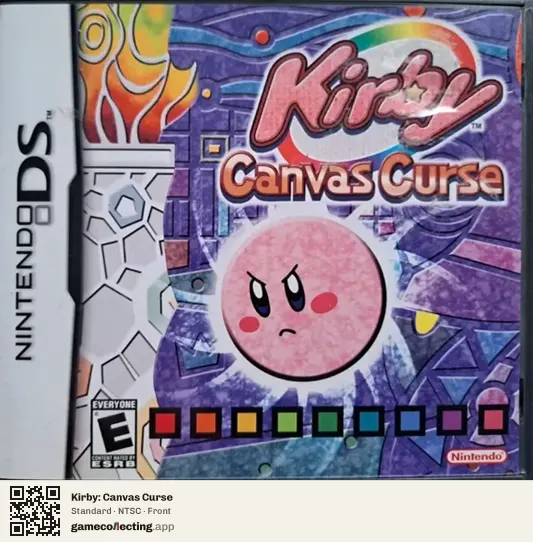 Kirby: Canvas Curse Nintendo DS, NTSC box front