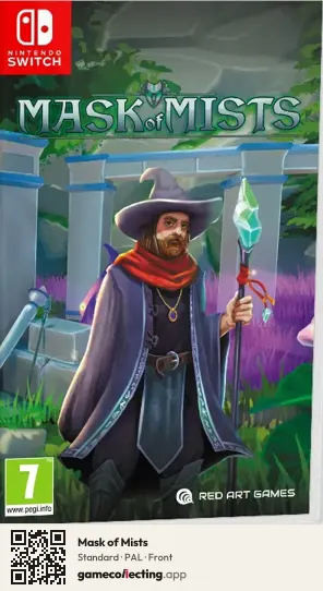 Mask of Mists Nintendo Switch, PAL box front