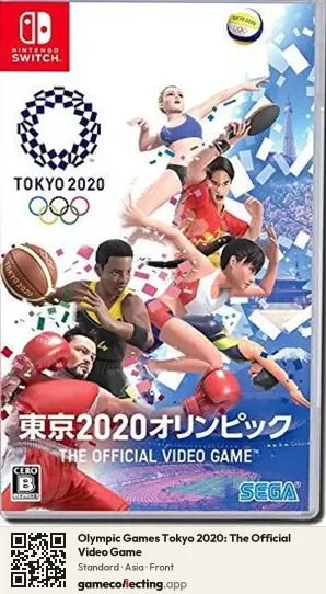 Olympic Games Tokyo 2020: The Official Video Game Nintendo Switch, Asia box front