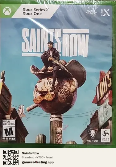 Saints Row Xbox Series X, NTSC box front