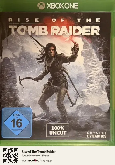 Rise of the Tomb Raider Xbox One, Germany box front