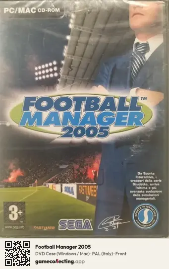 Football Manager 2005 Computer, Italy box front