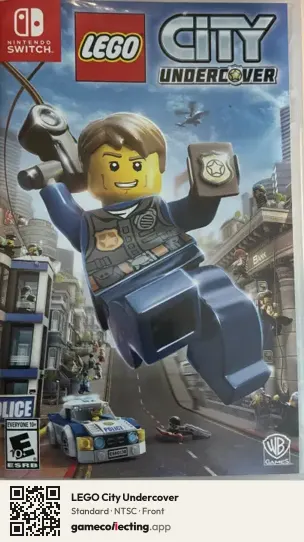 LEGO City Undercover Nintendo Switch, NTSC box front