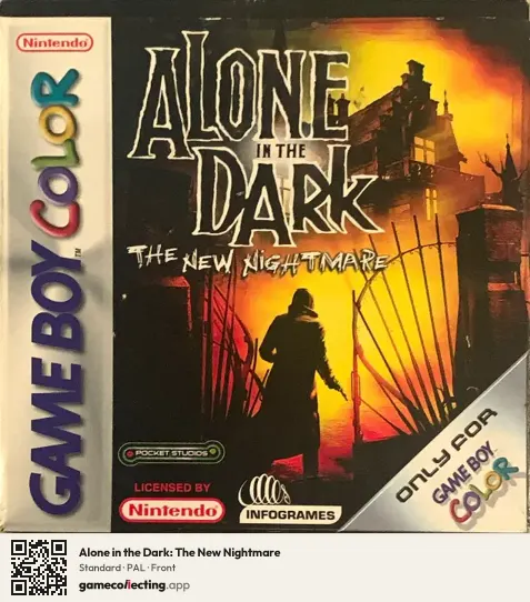 Alone in the Dark: The New Nightmare Game Boy Color, PAL box front