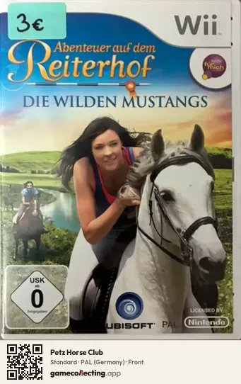 Petz Horse Club Nintendo Wii, Germany box front