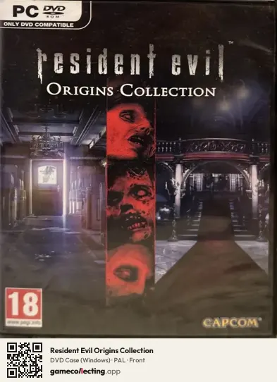 Resident Evil Origins Collection Computer, PAL box front