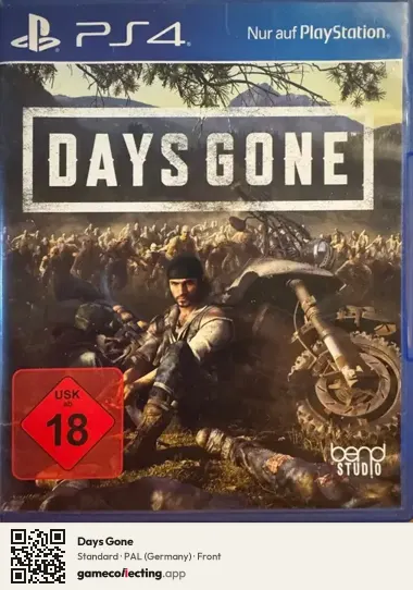 Days Gone PlayStation 4, Germany box front