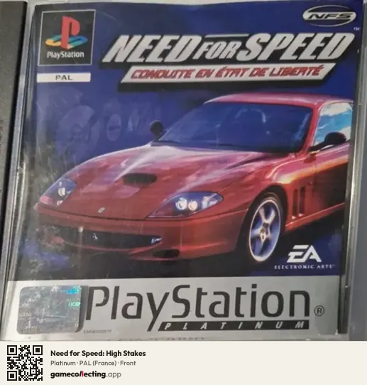 Need for Speed: High Stakes PlayStation, France box front