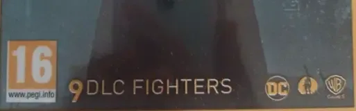 Injustice 2, the PEGI square on its front