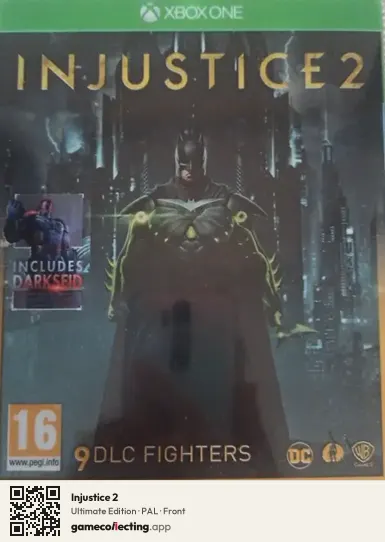 Injustice 2 Xbox One, PAL box front