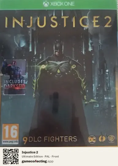 Injustice 2 Xbox One, PAL box front