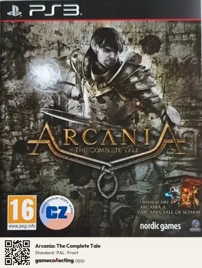 Arcania: The Complete Tale PlayStation 3, PAL box front