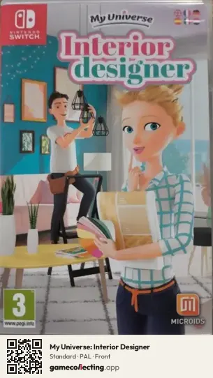 My Universe: Interior Designer Nintendo Switch, PAL box front