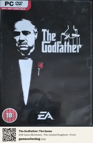 The Godfather: The Game Computer, United Kingdom box front