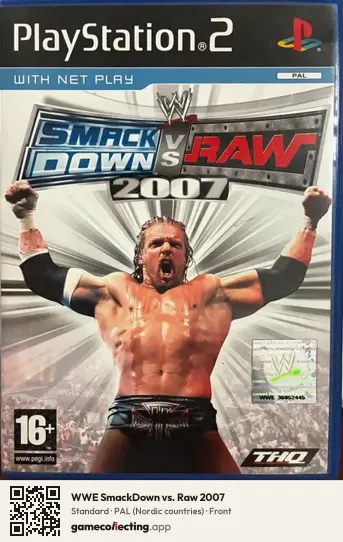 WWE SmackDown vs. Raw 2007 PlayStation 2, Nordic countries box front